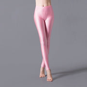 Shiny Fluorescent Spandex Leggings - WREN